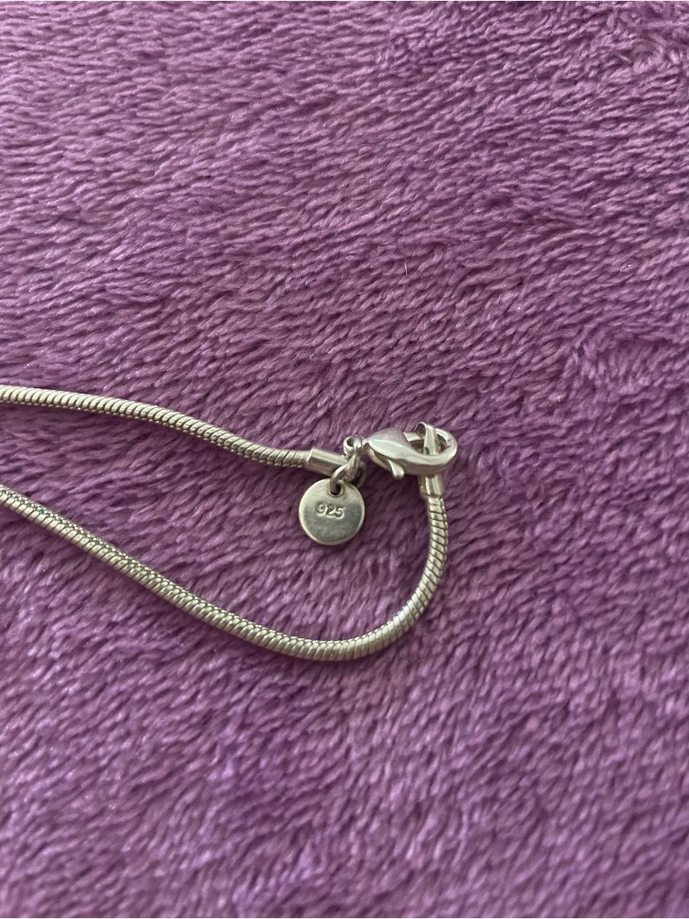 Solid 925 Snake Chain Necklace - Silver